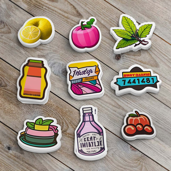 Die cut stickers